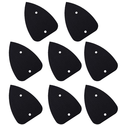 LotFancy Detail Sander Replacement Backing Pad # 577044-01, Pack of 8, for Black & Decker Mouse Sander MS500 - size: 8PCS