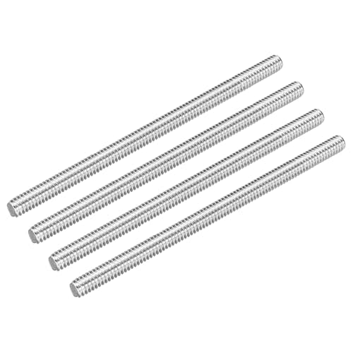 MECCANIXITY Fully Threaded Rod 1/4"-20 UNC Thread Pitch 304 Stainless Steel Right Hand Threaded Rods Bar Studs,4.33 inch 4 Pack - size: 1/4"-20 UNC x 4.33 inch