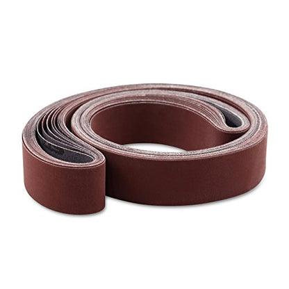 Red Label Abrasives 2 X 42 Inch 1000 Grit Flexible Aluminum Oxide Ultra Fine Sanding Belts for Knifemaking, Woodworking, & Metalworking - Fine Polishing Sand Paper Belt 6 Pack - size: 1000 Grit