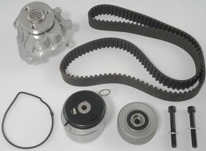 Engine Timing Belt Kit with Water Pump Compatible with 2009-2018 Chevy Cruze Sonic Aveo Aveo5, 2009-2010 Pontiac G3, 2007-2008 Saturn Astra 1.6L 1.8L Replaces TCKWP338 24422964 25195119