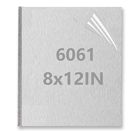 1/4Inch Thick Aluminum Sheet Plate, 8" x 12" Heavy Duty Aluminum Plates - size: 8x12", style: 1/4"