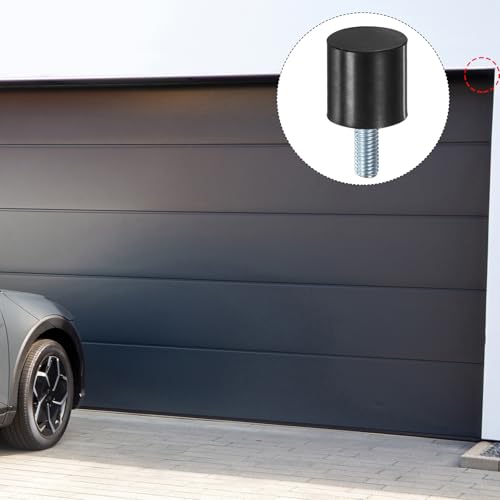 M METERXITY 4-Pack Rubber Mounts D25mmxH25mm Male Vibration Isolators Cylindrical Shock Absorber W M8 x 20mm Studs for Air Compressor/Car/Pump/Boat/Garage Motor/Bobbins Rubber Isolators - size: M8 x 20mm, 25mm x 25mm
