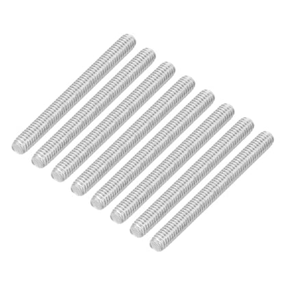 uxcell 16Pcs Fully Threaded Rod, M4 x 40mm 304 Stainless Steel Right Hand Thread Bar Studs M4-0.7 Thread Pitch for Furniture Machinery Assembly - size: M4 x 40mm
