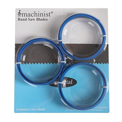 Imachinist S4478121418SS 44-7/8" x 1/2" x 14/18 TPI Bandsaw Blades, 3 Pack