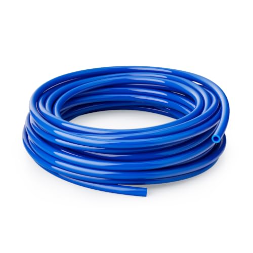 Blue PU Air Hose, 6mm OD 4mm ID, 90FT - color: Blue, size: 6mm OD x 90FT