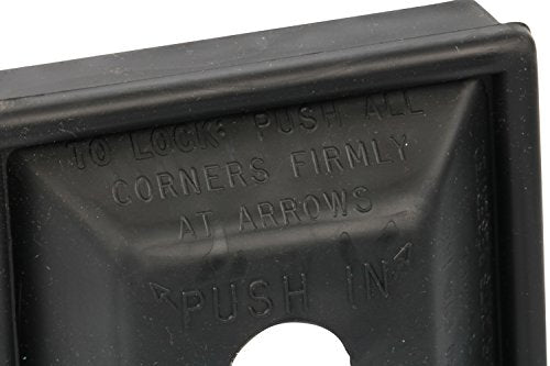 "WirthCo 30000 RV Locking Bumper Plug - 4""", black