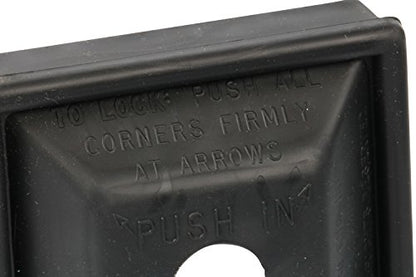 "WirthCo 30000 RV Locking Bumper Plug - 4""", black