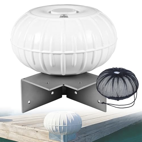 OCEANBROAD Dock Bumpers Wheel, Marine Dock Bumpers Wheel Corner Mount