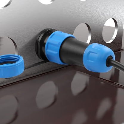 YACSEJAO WM13/SP21 Aviation Connector Panel Mount Kit, (6-Pin)