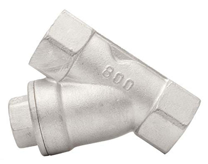 Stainless Steel Y-Strainer 1/2" SS 316 FxF NPT 100 Micron Filter - size: 1/2" 100micron