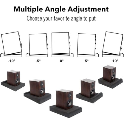 JBER 2 Pack Acoustic Isolation Pads, Studio Monitor Speaker Isolation Pads - size: SMALL for 3"-4.5" MONITOR