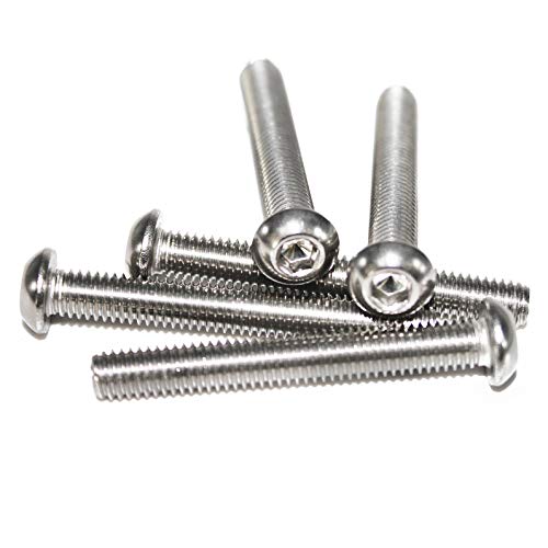 Fullerkreg M6-1.0 x 45 mm Button Head Socket Cap Screws - size: M6 x 45mm
