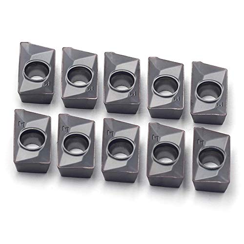 OSCARBIDE APKT1604 TiAIN Coated Carbide Milling Inserts 10Pcs