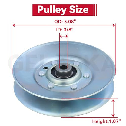 GELASKA 756-3045 Idler Pulley for Cub Cadet GT2186 GT2550 GT2554 GT2544 - color: A19 1x756-3045 White