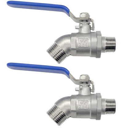 beduan 304 SS 1/2 NPT Male Garden Hose Bibb Outdoor Faucet Spigot 2PCS - size: 1/2 MPT