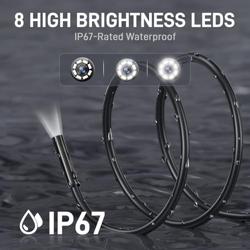 Teslong 2.0MP USB-C Auto Focus Borescope for Plumbing & Wall Inspections
