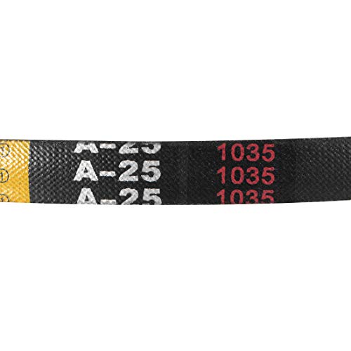 uxcell A25 Drive V-Belts 25" Pitch Length 13mm Width 8mm Thick JIS Standard A-Section Rubber Drive Transmission Belt 2pcs - size: 25"
