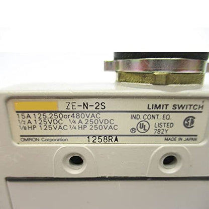 ZE-N-2S General Purpose Enclose Switch with High Breaking Capacity and Durability, Sealed Plunger, and Side Mounting for Single Pole Double Throw AC. 1/2-14NPSM Conduit Size