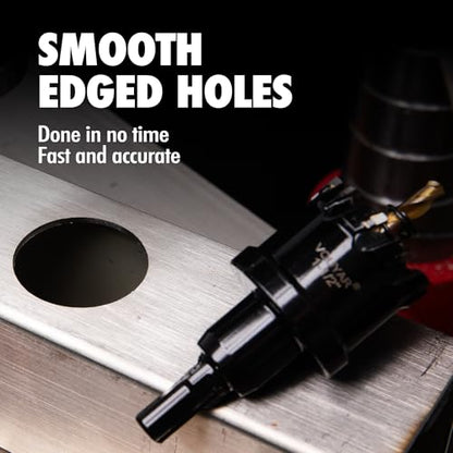 1" Tungsten Carbide Tipped Hole Saw Drill Bit for Hard Metal, 25.4mm Hole Cutter for Sheet Metal, Stainless Steel, Iron, Wood, Plastic - size: 1 in