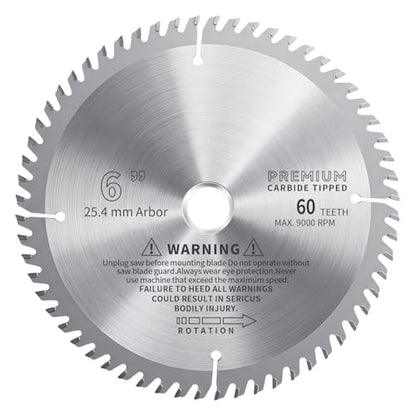 TCT Circular Saw Blade, 6 Inch, 60T - size: 6 inch 60 Tooth