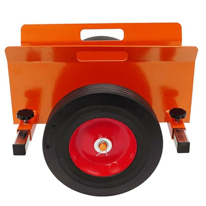 Heavy Duty Panel Cart, 10" Solid Wheels, 1100lbs Load Capacity, Adjustable Clamp Panel Cart with Handle, All Terrain Slab Dolly for Drywall Sheet Heavy Material