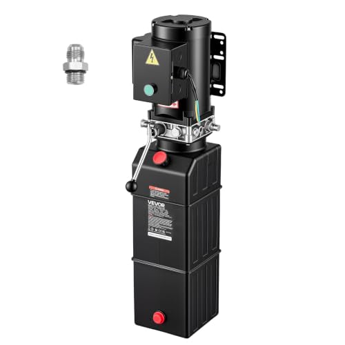 VEVOR 15 Quart Hydraulic Pump 2.2KW AC 220-240V Hydraulic Dump Trailer Pump - size: 15 Quart, style: Single Acting