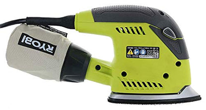 1.2 AMP Corded 5.5 in. Corner CAT Sander with DUST Bag, Sample Sandpaper, and Storage CA