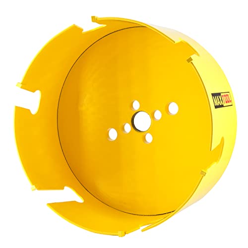 MaxTool 5-1/2" TCT Hole Saw 140mm Carbide Tip Holesaw 2.25" Deep with 5/8-18 Thread for Cut Asphalt Brick Concrete MDF Tough Material; CT00Y57R532 - size: 5-1/2"