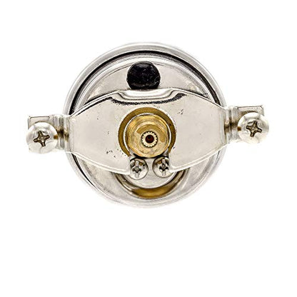 PIC Gauges 203L-158P U-Clamp Panel Mount Glycerine Filled Pressure Gauge w/ SS Case/Bezel, Brass Internals, PC Lens, 1.5" Dial, 0/3000 psi Range, 1/8" Male NPT - style: 0 - 3,000 PSI