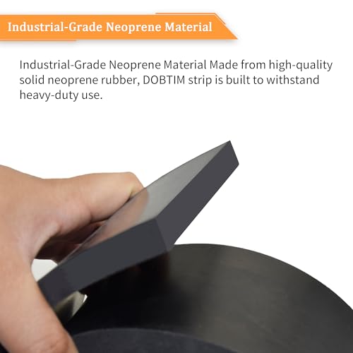 Neoprene Rubber Strips 1/2(.500)" Thick X 3" Wide X 5' Long, Solid Rubber Rolls Use for Gaskets DIY Material, Supports, Leveling, Sealing, Bumpers, Protection, Abrasion, Flooring - size: 3" x 5', style: .500" thick(No Adhesive）