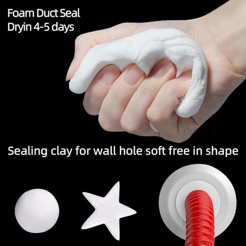 10Pack Waterproof Duct Seal Clay for Wall Hole Repair Quick Mending Putty - - size: new 10 pieces of clay