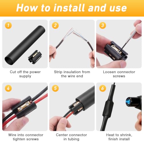 1 Set Underground Wire Splice Kit, Fits 14/3 to 8/3 AWG Wire