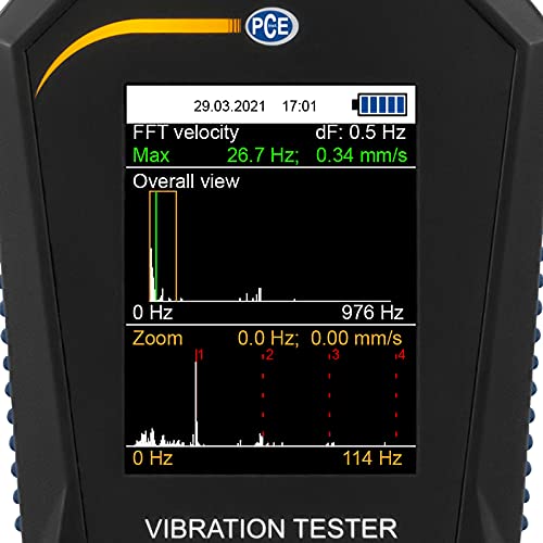 FFT Vibration Analyzer PCE-VT 3900 by PCE Instruments