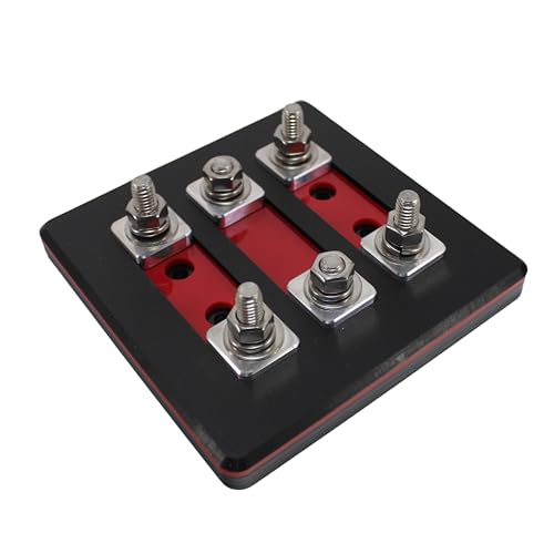3 Spot Heavy Duty ANL Fuse Distribution Block w/Acrylic B2 Audio Cover (3 Spot) - size: 3 Spot