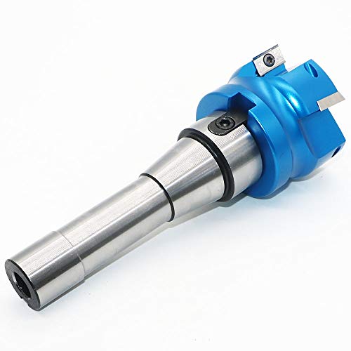 2.5 Inch Face Milling Cutter Aluminum 400R 63MM CNC End Milling Cutter Holder + R8-FMB22 Shank Face Shell Mill Arbor + 4pcs APKT1604 Carbide Inserts + 8mm Hexagon Wrench + T15 Wrench CNC Machine Tools - style: AL 400R 63-22 (2.48 Inch)