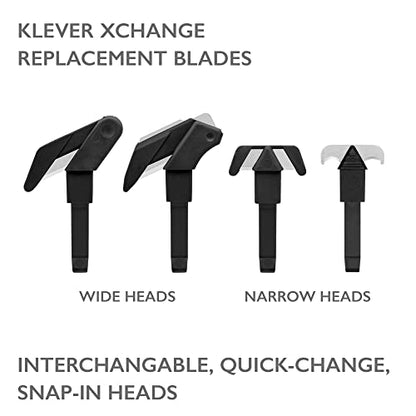 X-Change wider cut head with scraper