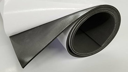 Sponge Neoprene Foam Rubber Sheets and Strips with Adhesive Backing Soft/Medium Hardness- Cut to Multiple Dimensions and Lengths - DIY, Gaskets, Cosplay, Costume, Crafts - size: 1/8" thick 12" wide x54" long, style: 1/8" Thick