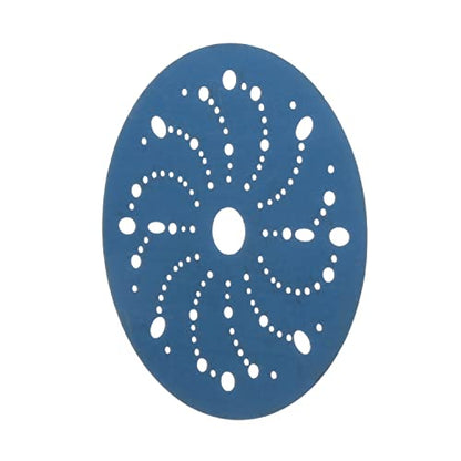 3M Hookit Blue Abrasive Disc, 321U, 36183, 6 in, 600+ Grade, Multi-Hole - size: 6 in diameter, style: Multi-Hole Disc
