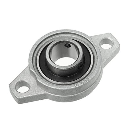 uxcell 2pcs KFL002 15mm Zinc Alloy Self Aligning Pillow Block Flange Bearing - size: 15mm