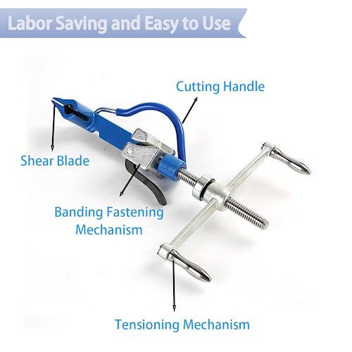 AIWFL Stainless Steel Strapping Banding Tool Spin Banding Tight Plier