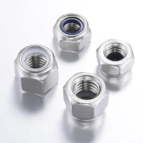 3/8"-24 Nylon Insert Lock Nuts (Grade 8 Zinc Plated Carbon Steel, 50-Pack) - size: 3/8"-24, style: Grade 8 Zinc Plated Carbon Steel