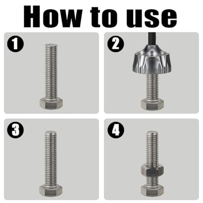 1/2" to 1-3/8" Deburring External Chamfer Tool with Carbide Blades - size: 1/2" to 1-3/8"