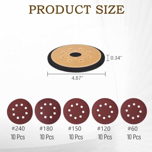 380278-00 Replacement Sander Pad & Sanding Discs for Black & Decker