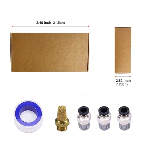 RIH Pneumatic Foot Pedal Valve1/4 NPT Pressure Control Foot Switch with Silencer 3Way 2Position(FV320 White) - style: 4Way 2Position(FV420)
