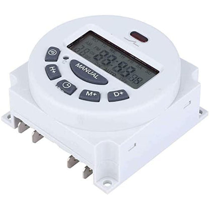 Digital Programmable Timer Control Power Timer 12V LCD Display Relay Switch Electric On Off Timer 2PCS - size: 12V