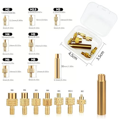 Heat Set Insert Tool Kit 415Pcs Nuts for Inserts 3D Printing and Plastic