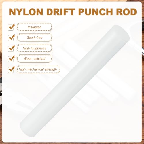 HARFINGTON 3pcs Nylon Drift Punch Rod 45/64" Dia Front Sight Drift Punch - size: 45/64"
