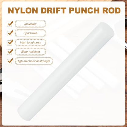 HARFINGTON 3pcs Nylon Drift Punch Rod 45/64" Dia Front Sight Drift Punch - size: 45/64"