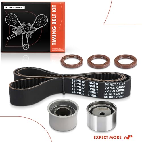 A-Premium Engine Timing Belt Kit Compatible with Mitsubishi 2001-2006
