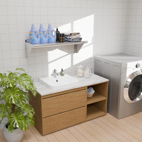 STABLEINK NSF Stainless Steel Wall Shelf 12x24 Inches, Commercial Kitchen - size: 12"x24"
